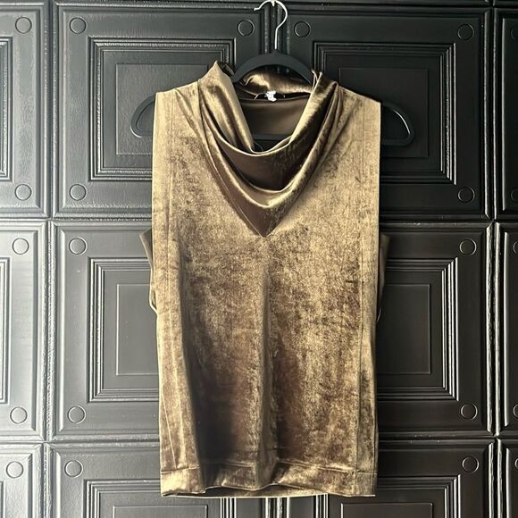 Reiss Luna Velvet Top - Picture 1 of 3